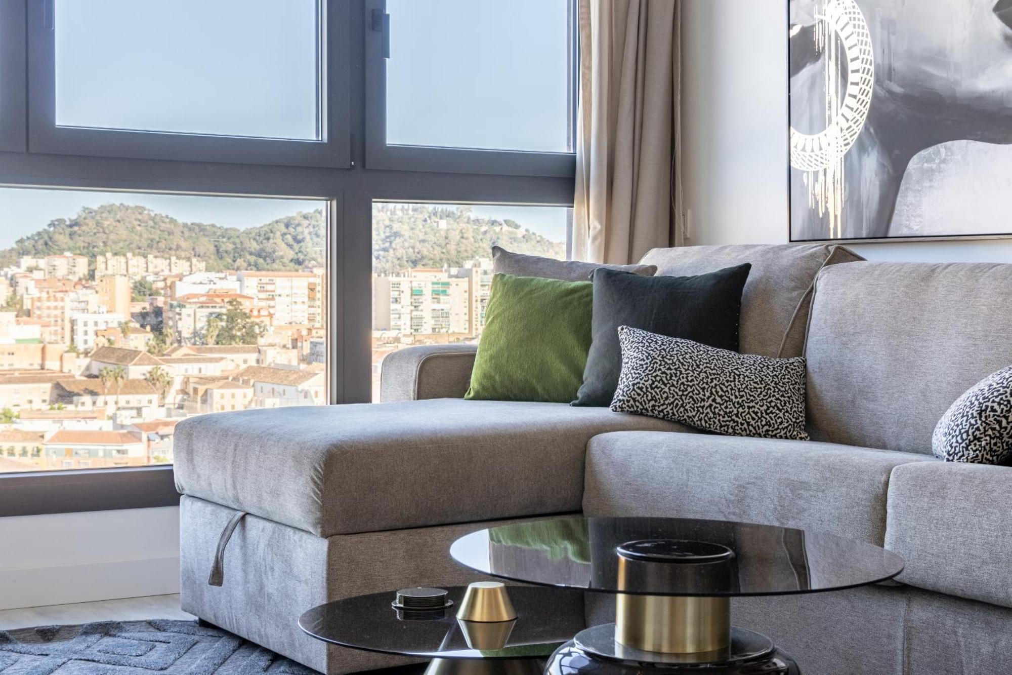 Malaga Skyline 1 Pool & Parking Free 아파트 외부 사진